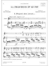 La Fraicheur et le Feu - POULENC - Partition - Mélodies